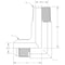 World Wide Fittings Male JIC to Male Pipe 90 Degree Elbow - Long F5425X12X12 - alternate 2